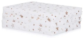 CHIPOLINO Сгъваем матрак 60/120/6 БЯЛ/БЕЖОВИ ЗВЕЗДИ