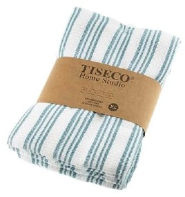 Комплект от 4 сини памучни кърпи за чай , 50 x 70 cm - Tiseco Home Studio