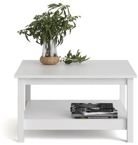 Бяла масичка за кафе 81x81 cm Madrid - Tvilum