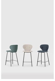 Тъмносиви бар столове в комплект от 2 бр. (височина на седалката 67 cm) Maura – Marckeric