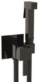 Месингов смесител за вграждане ICF 3313PVD BLACK, Inter Ceramic