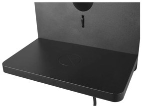 Матово черна стенна лампа Comfort – Trio