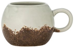Кафява/кремава глинена чаша 410 ml Paula – Bloomingville