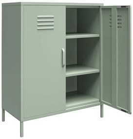Зелено метално шкафче 40x102x80 cm Mission District – Støraa
