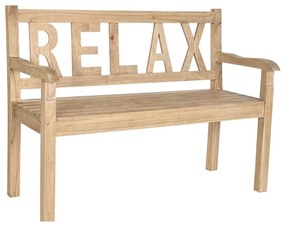 Пейка DKD Home Decor Relax 120 x 44 x 87 cm Естествен дърво Минди Алуминий