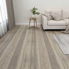 330157 vidaXL Самозалепващи подови дъски 20 бр PVC 1,86 м² таупе