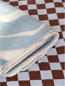Синьо /кремаво одеяло 150x200 cm Felu – noo.ma