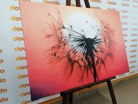 Картина на платно – Глухарче при залез