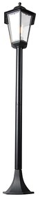 Интелигентна стоеща външна лампа черна 120 см с Wi-Fi ST64 - New Orleans