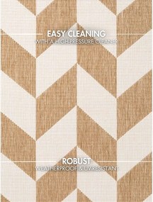 Кремав/в естествен цвят килим за открито и закрито 160x230 cm Haringey Terrick – Ted Baker