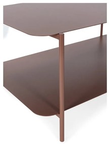 Теракотена метална масичка за кафе 58x90 cm Beatrix – MOME