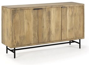 Скрин от масивно манго в естествен цвят 150x85x40 cm Mundra – MOME