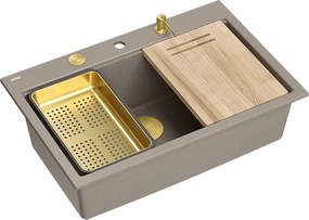 гранитна мивка MARC 110 WORKSTATION Beige