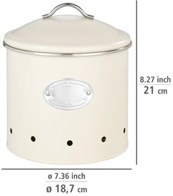 Метален контейнер за храна/картофи Nero - Wenko