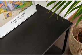 Черна матова конзолна маса 29,5x120 cm Solace – Kalune Design