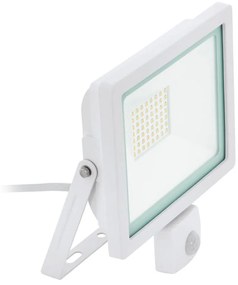 Eglo 64877 - LED Прожектор със сензор FILETTI LED/50W/230V 3000K IP44 бял