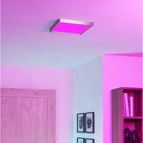 Eglo 901384 -LED RGBW димируемо таванно осветително тяло за баня FUEVA-Z LED/13,5W/230V 29,5cm IP44 хром