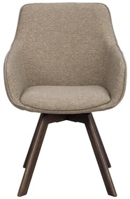 Бежови тапицирани трапезни столове в комплект 2 бр. Alison – Rowico