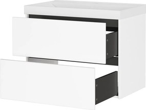 Бял матов стенен шкаф за мивка 81x65 cm Bodera – Germania