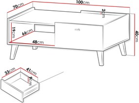 Кафе маса Vurkizo 1SZ