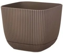Horecano - Квадратна саксия №3 - 15x15xh13cm 1.8L ТЕРА (G-383-T)