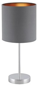 Rabalux 2538 - Настолна лампа MONICA 1xE27/60W/230V сива