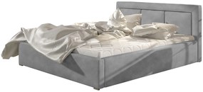 Тапицирано легло Belluga-Gkri-140 x 200-Χωρίς μηχανισμό ανύψωσης