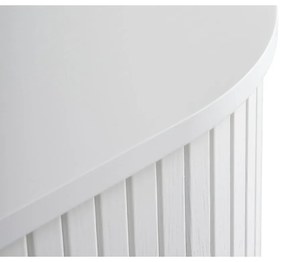 Бял скрин с плъзгащи се врати 180x76x45 cm Nola – Unique Furniture