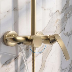 Комплект за душ PREMIUM Rea Como M1 Brush Gold