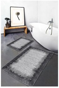Черно-сиви изтривалки за баня в комплект от 2 бр. 60x100 cm - Mila Home