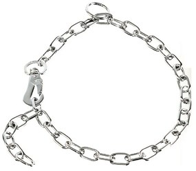 Кучешки Нашийник Hs Sprenger Сребрист 3 mm Гайки Късо (45 cm)
