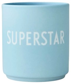 Синя порцеланова чаша , 300 ml Superstar - Design Letters