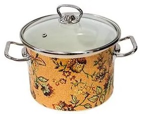 Емайлирана тенджер 3л с декор "ВЕРСАЛЬ" (83112) Н