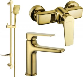 Mexen Lynx DF62 комплект за душ, златист - 745904DF62-50