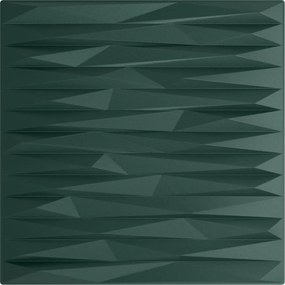 Стенни панели 12 бр зелени 50x50 см XPS 3 м² камък
