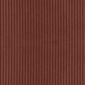 Теракотен ъглов диван от рипсено кадифе (ляв ъгъл) Merid – Ropez