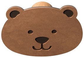 Кафява стенна стоманена кука Bear Dot Nupo – LIND DNA