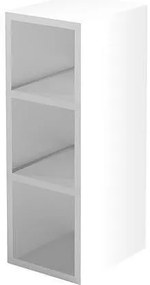 Горен шкаф отворен Vento G25/72 25см Бял