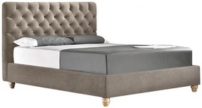 легло Ikelos Madison-Gray-90 x 200-Without Кутия за съхранение