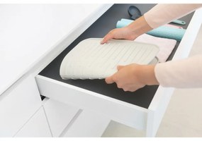 Силиконова подложка за сушене на съдове Brabantia SinkSide 1000207, 43.5x32.5 см, Сгъваема, Светлосив