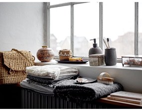 Сив керамичен комплект аксесоари за баня Hrin – Bloomingville