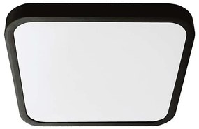 LED Плафон за баня LED/24W/230V 3000K IP44 29,5x29,5 см черен