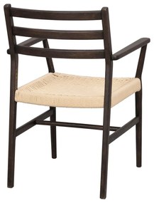 Трапезен стол естествен/тъмнокафяв Harlan – Rowico