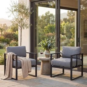 Графитно сив градински фотьойл Bellisima Bellissima - Bonami Selection