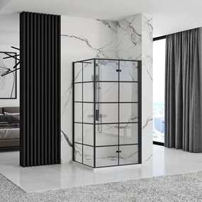 Душ кабина Rea Molier Black Double 90x110
