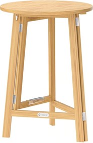 Бар маса от масивна дървесина - сгъваема