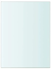 243803 vidaXL Плоча за рафт, прозрачно стъкло, 20 x 15 см