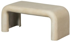 Кремави масички за кафе в комплект от 2 бр. от декор от камък 42x92 cm Stani – WOOOD