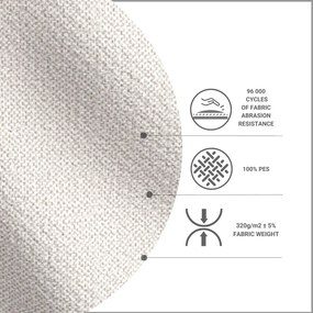 Кремаво тапицирано единично легло 100x200 cm Alba – Maison de Rêve