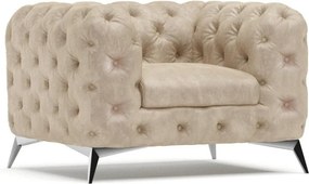 Бежово кадифено кресло Chelsea – Ropez
